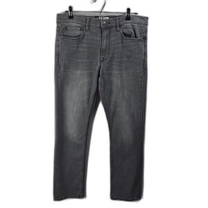 Jos A Bank 1905 Jeans 33W x 30L Tailored Fit Charcoal Wash Denim Causal Relax